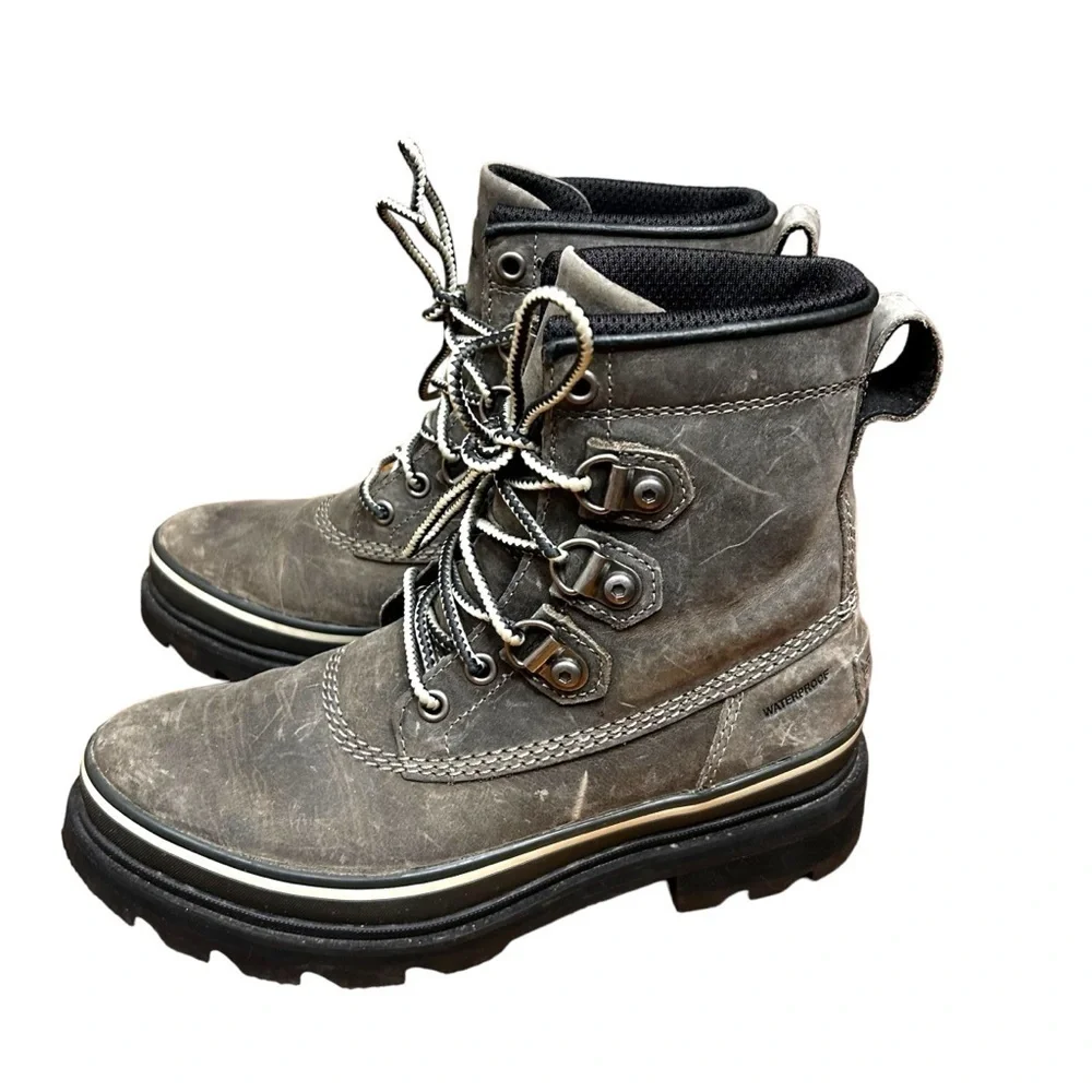 Sorel Lennox Waterproof Street Boot- Lugged Sole- Size - Picture 6 of 10